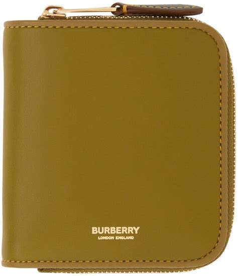 Burberry Women's Allington Leather Bifold Walletgreen 